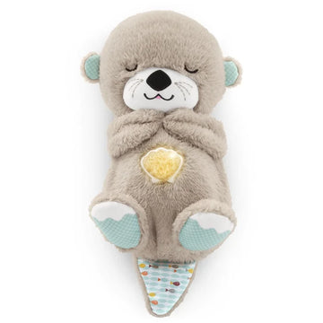 TranquilOtter Plush Toy with Soothing Melodies and Breathing Techniques