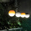 Pendant Light | Glass & Metal | Gradient Color Transition | Living Room Accent