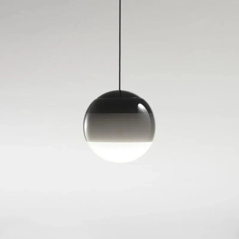 Pendant Light | Glass & Metal | Gradient Color Transition | Living Room Accent