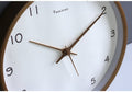 Wall Clock | Solid Wood & Matte Finish | Quiet Movement | Living Room Accent