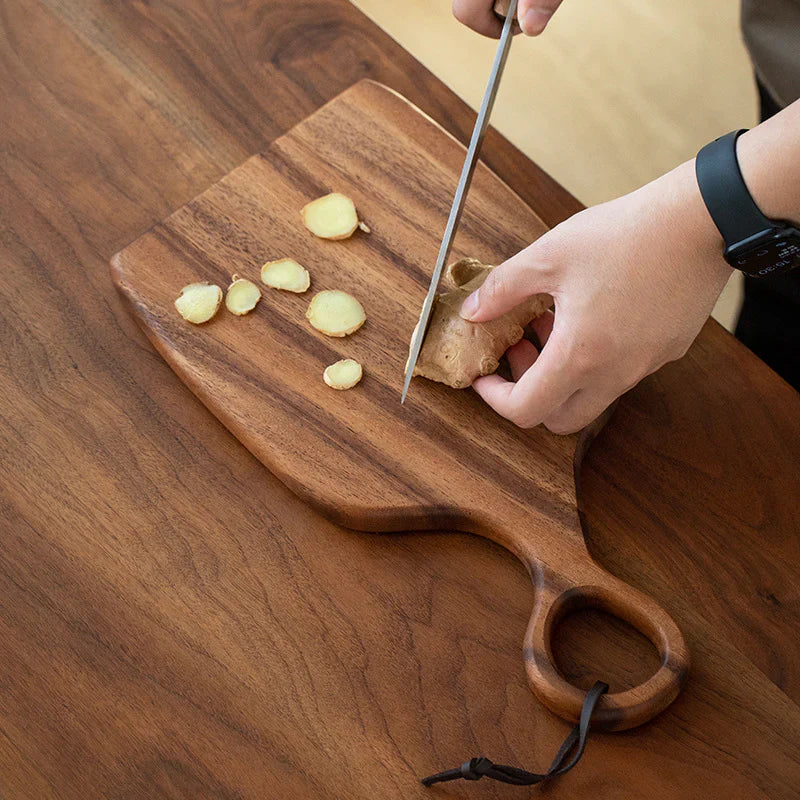 Chopping Board | Walnut Wood | Smooth Rounded Edges | Kitchen Use