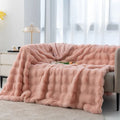 Throw Blanket | Soft Plush Fabric | Textured Surface | Cozy Living Room