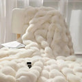 Throw Blanket | Soft Plush Fabric | Textured Surface | Cozy Living Room