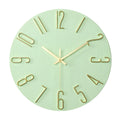 Wall Clock | Quartz & Metal | Silent Mechanism | Living Room Accent