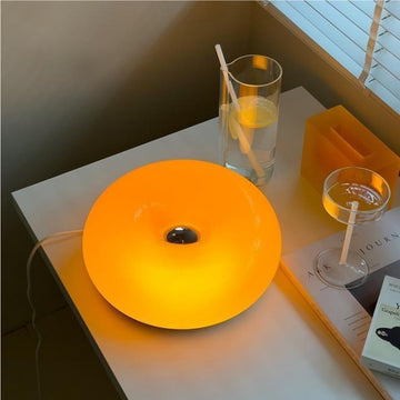 Modern Minimalist LED Donut Lamp - Sleek Table & Wall Light Fixture