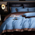 Bedding Set | Satin Cotton & Embroidery | Embroidered Trim Detailing | Bedroom Retreat