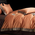 Bedding Set | Satin Cotton & Embroidery | Embroidered Trim Detailing | Bedroom Retreat