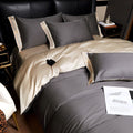 Bedding Set | Satin Cotton & Embroidery | Embroidered Trim Detailing | Bedroom Retreat